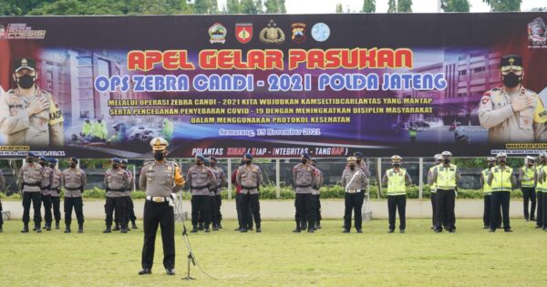 Apel Gelar Pasukan Operasi Zebra Candi 2021 Resmi Digelar