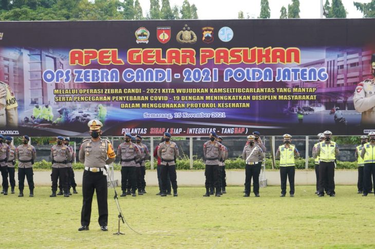 Apel Gelar Pasukan Operasi Zebra Candi 2021 Resmi Digelar