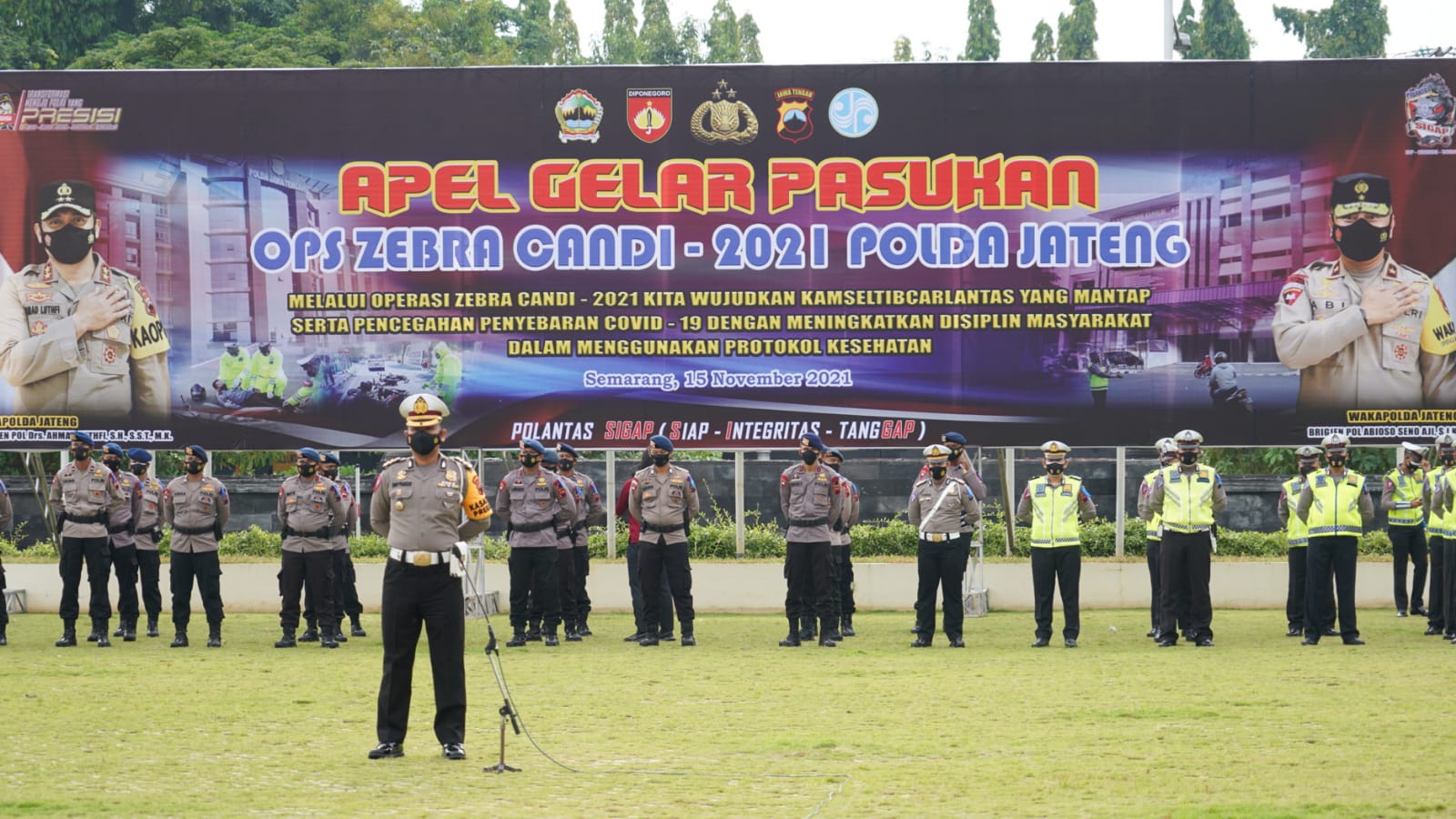 Apel Gelar Pasukan Operasi Zebra Candi 2021 Resmi Digelar