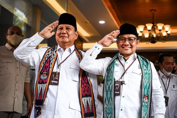 Prabowo Subianto dan Gus Muhaimin